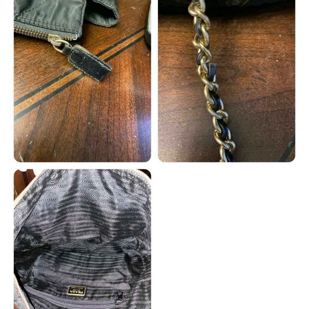 Prada tote chain bag